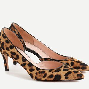 J. Crew Colette d'Orsay pumps in Leopard calf hair Size 8